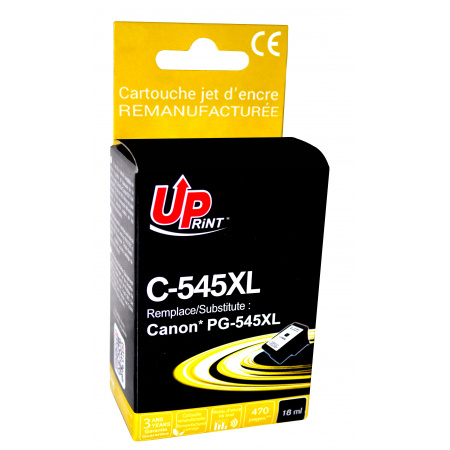 UPRINT CARTOUCHE REMANUFACTUREE CANON PG545XL