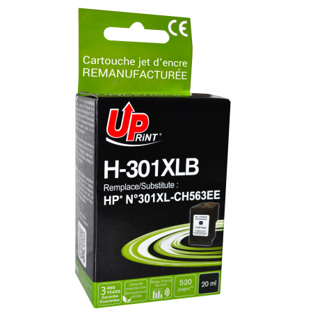 UPRINT CARTOUCHE REMANUFACTUREE HP N°301XL